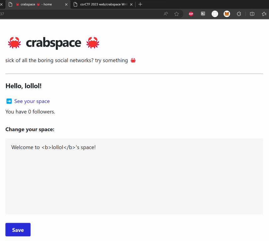 crabspace
